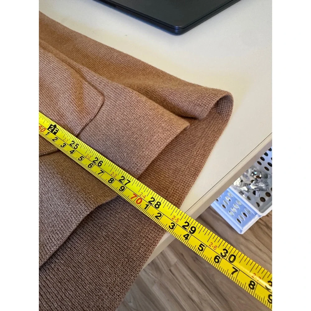 J. Crew Cotton Open Tan Cardigan | Size Medium Petite